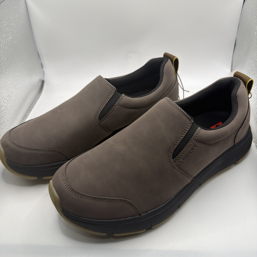 Gerry Moc II Slip On Shoes Men's Brown Low Top Lightweight Comfort Casual‎ - 10
